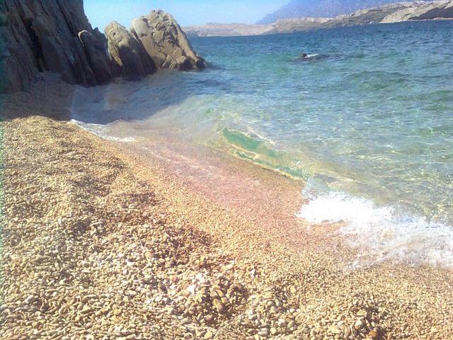 Plaža na otoku Pagu