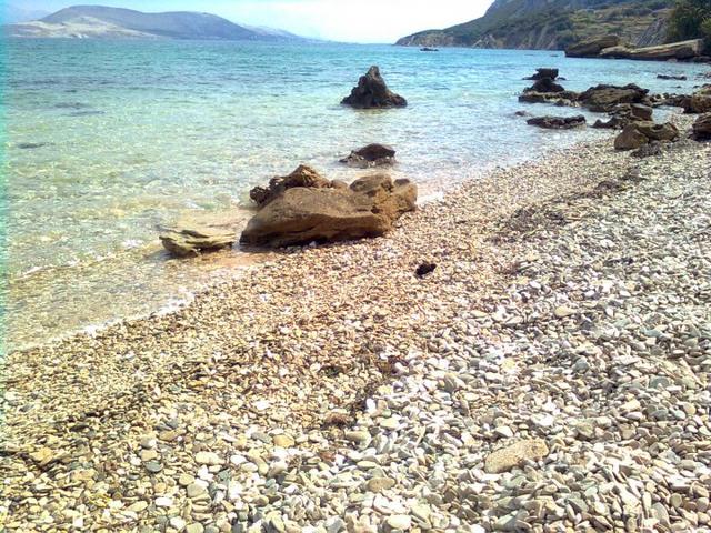 Plaža na otoku Pagu